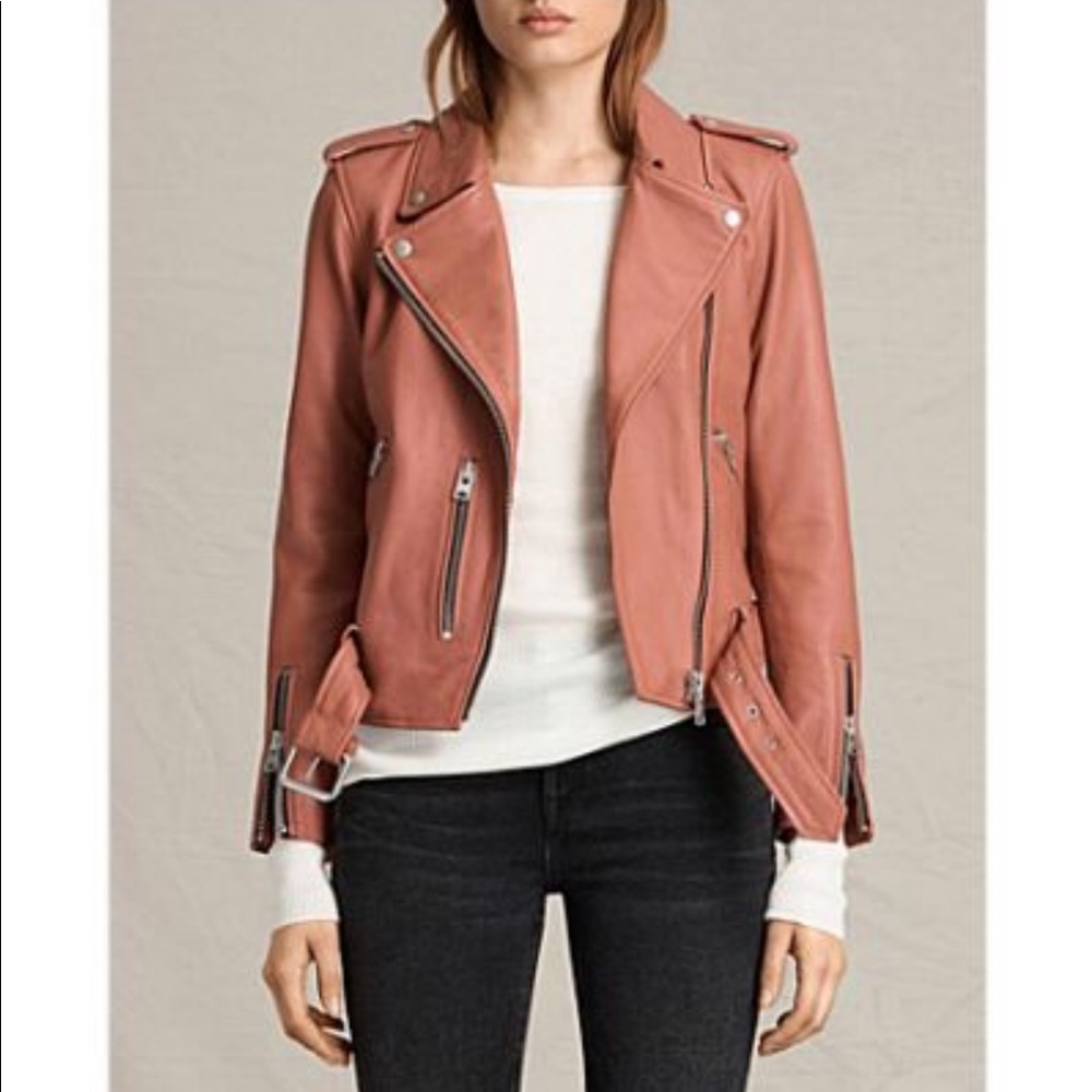 All Saints Balfern Leather Biker Jacket